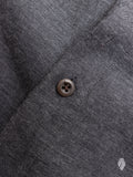 Regular Collar Longshirt in Charcoal