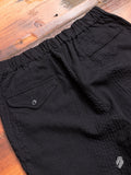 Two Tack Tapered Pants in Black