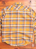 Bryson Flannel Shirt in Mustard/Navy