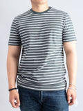 Heavyweight Jersey T-Shirt in Pine Stripe