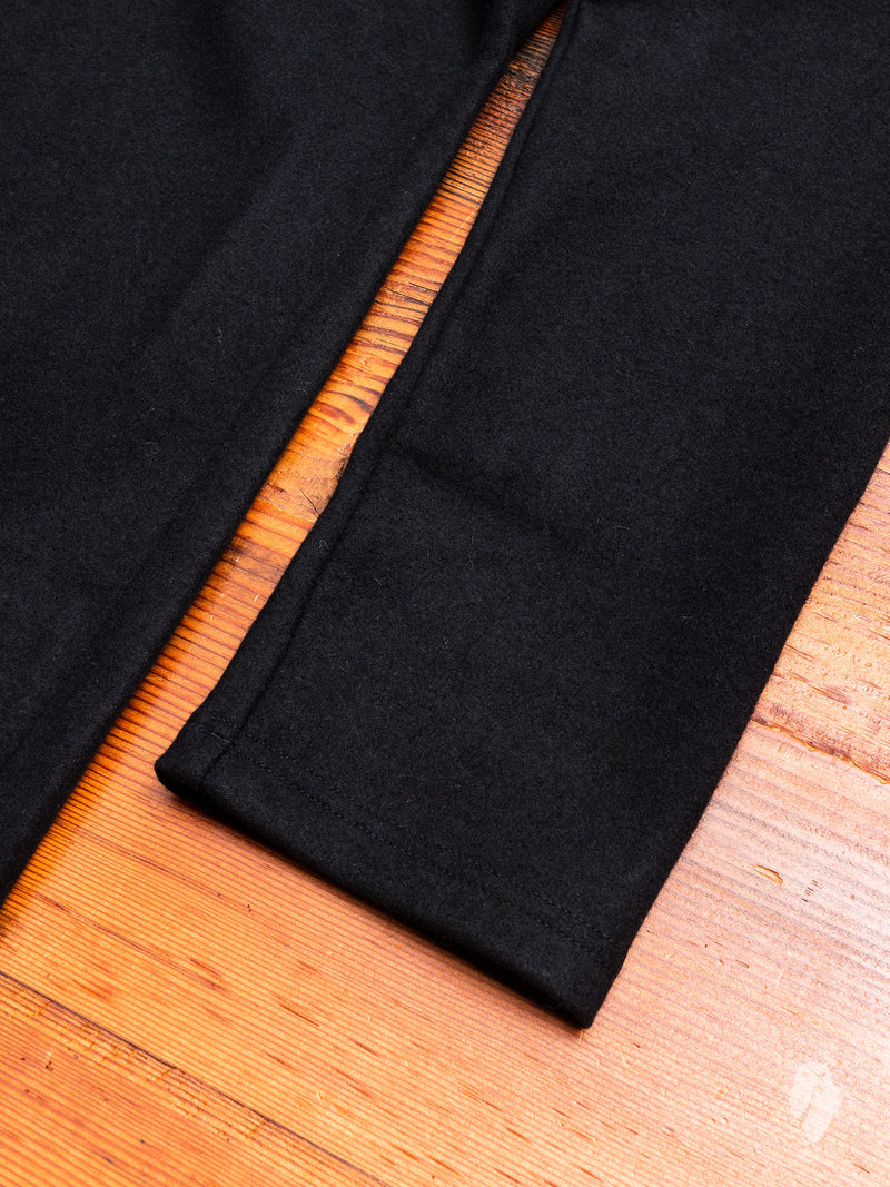 Cashmere Drop Shoulder Sweater in Black