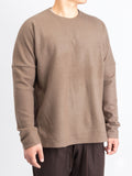 Cashmere Drop Shoulder Sweater in Khaki