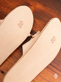 Leather Slipper in Natural