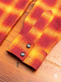 Dawson Selvedge Flannel in Red Rust