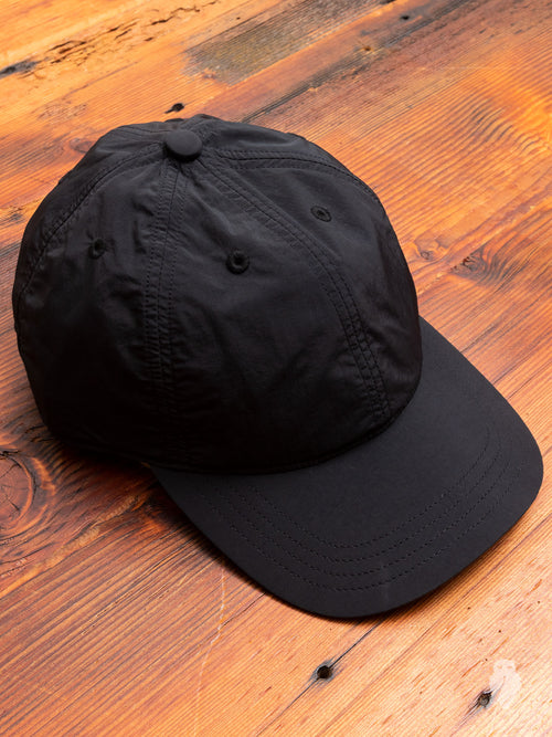 Baseball Cap in Black Tech