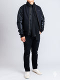 Bomber Jacket in Charcoal