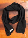 Wool Scarf in Charcoal