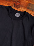 "Circular-Knit" 10oz T-Shirt in Black