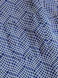 Bassen "Minamo Wave" Pattern SS Shirt in Indigo