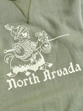 401 "North Arvada" Loopwheel Sweatshirt in OD Green