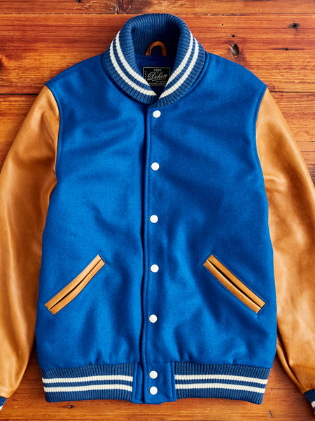 Varsity Jacket in Royal Rust – Blue Owl Workshop
