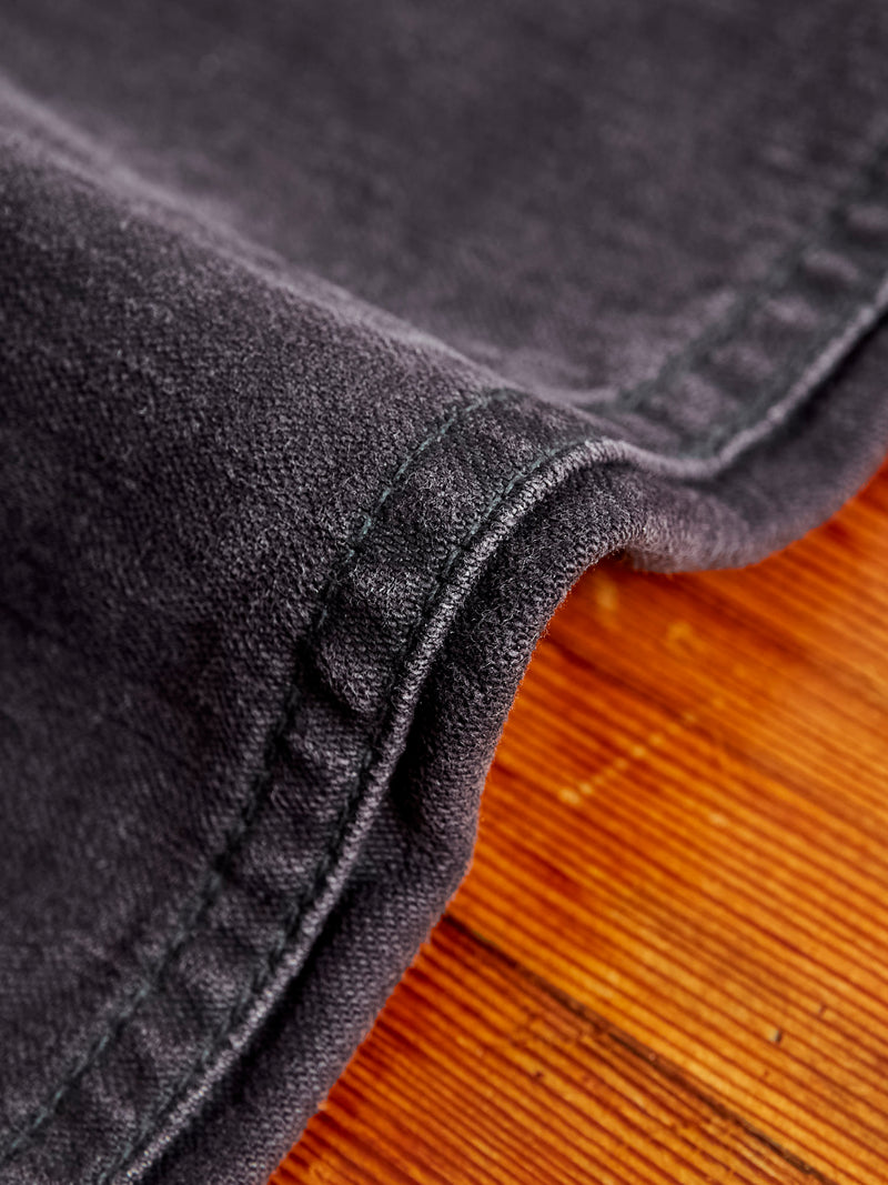 Slim Fatigue Pants in Black Stone