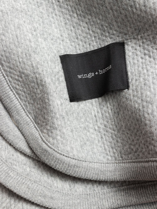 Cabin Fleece Blanket in Heather Grey