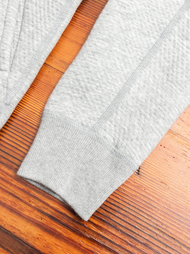 Cabin Fleece Zip Hoodie in Heather Grey