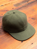 Military Flannel 6-Panel Hat in Olive