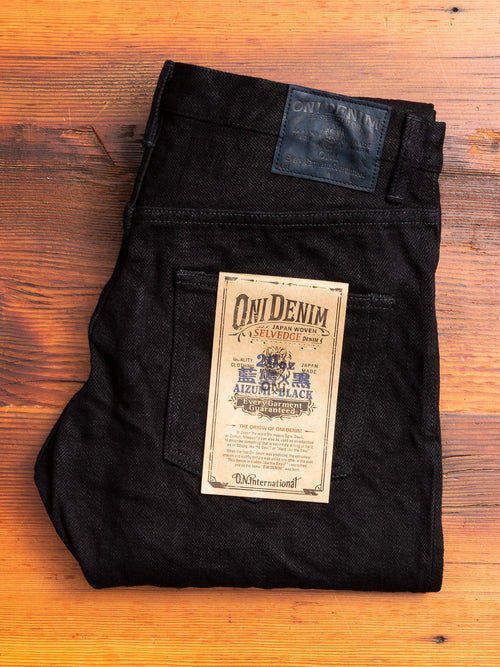 902AIZ "Aizumi x Black Secret" 20oz Selvedge Denim - High Tapered Fit