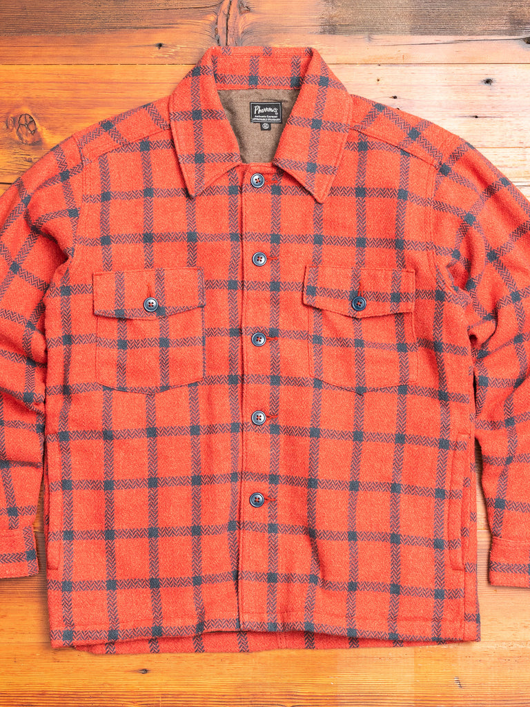 CPO Shirt Jacket in Red Check – Blue Owl Workshop