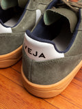 V-10 Gum Sole Sneaker in Mud Suede