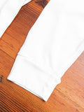 Cotton Jersey Relaxed Long Sleeve T-Shirt in White