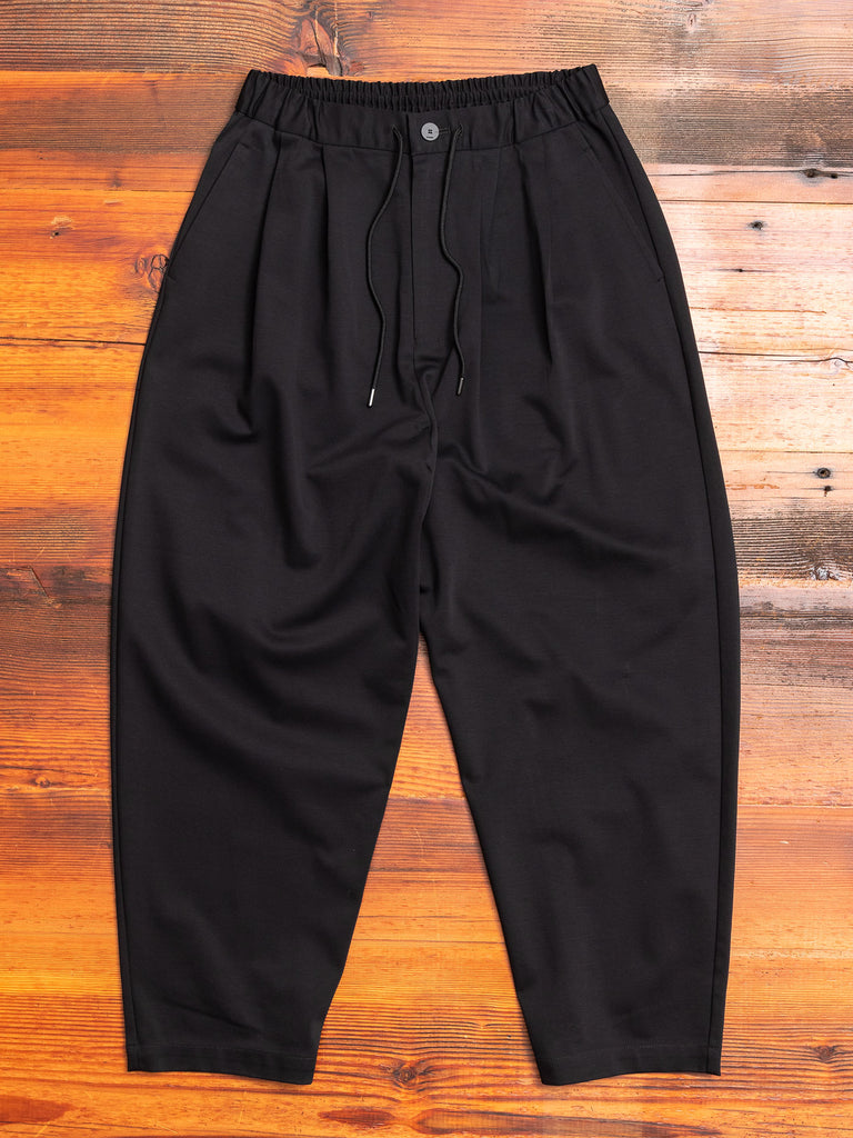 Stretch Twill Sarouel Pants in Black