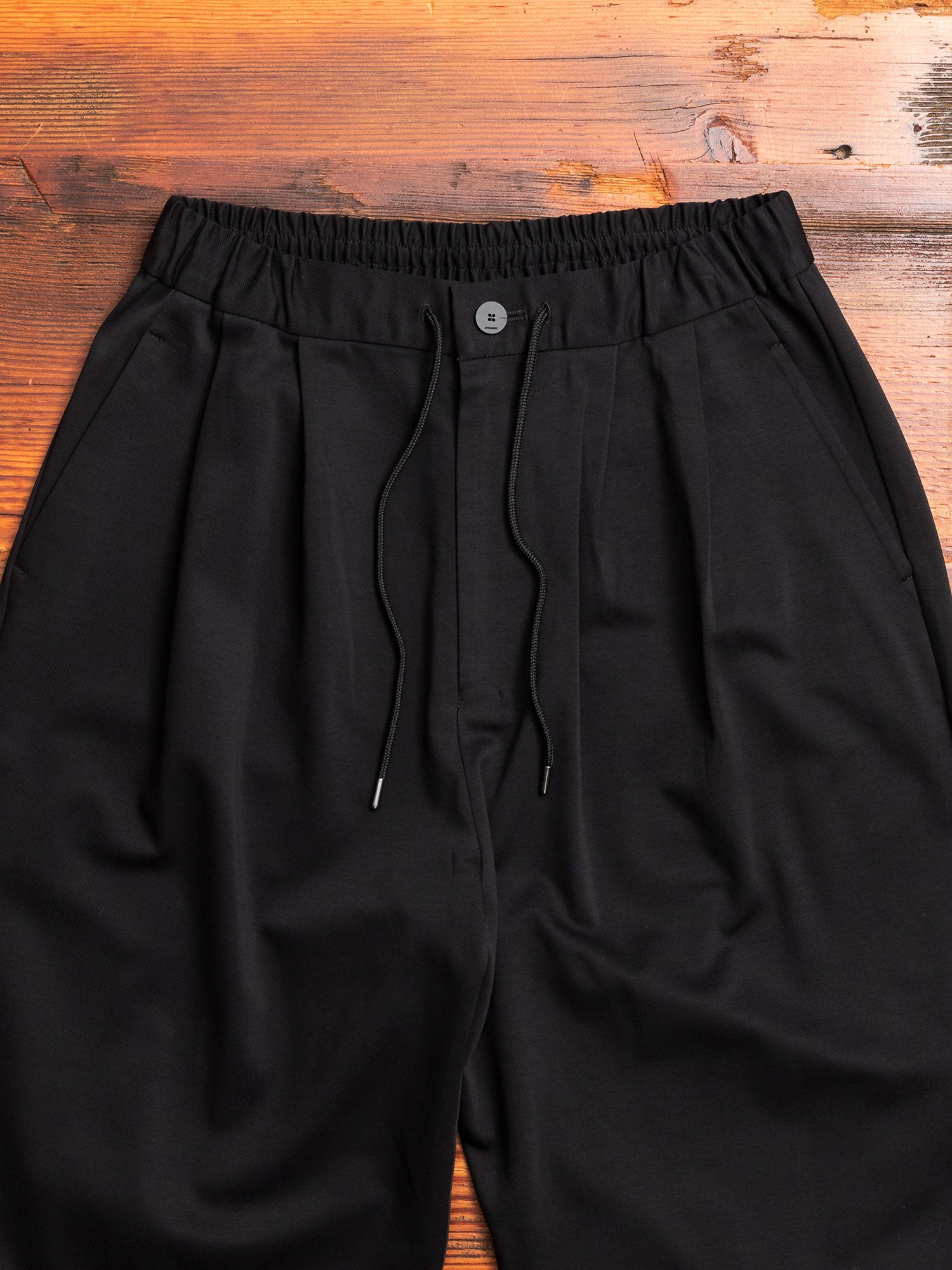 パンツ STRETCHED TWILLED SAROUEL PANTS Stretch Twill Sarouel Pants in Black – Blue Owl Workshop
