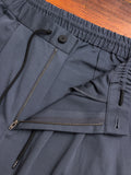 Stretch Twill Sarouel Pants in Steel Grey