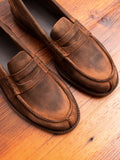 Slouchy Loafers in Dark Brown
