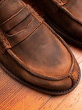 Slouchy Loafers in Dark Brown