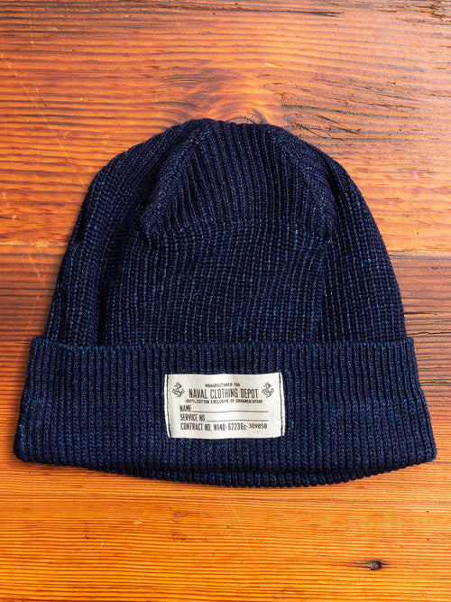 Naval Watch Cap in Indigo