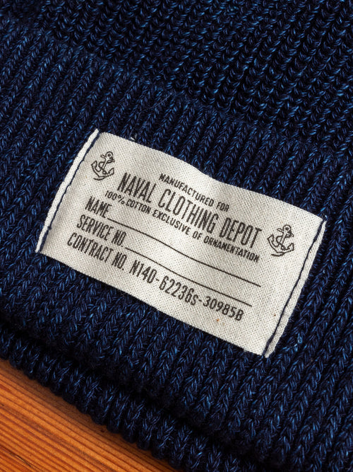 Naval Watch Cap in Indigo