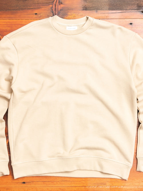 Oversized Crewneck Pullover in Clay