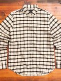 Blanket Flannel Button-Down Shirt in Off-White