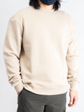Oversized Crewneck Pullover in Clay