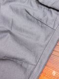 Back Sateen Cargo Pants in Charcoal