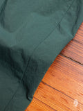 Nylon Sarouel Pants in Dark Green