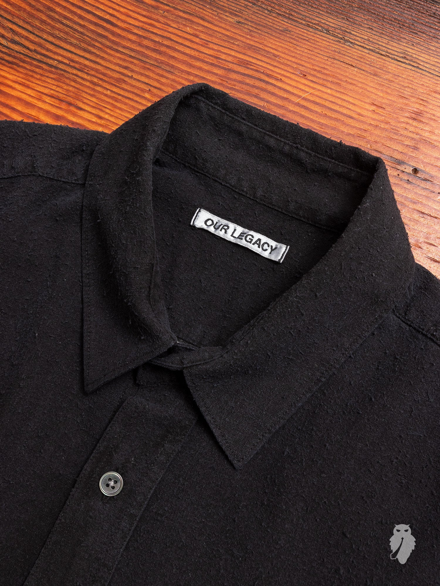Classic Shirt in Black Silk – Blue Owl Workshop