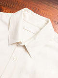 Classic Shirt in White Silk