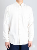 Classic Shirt in White Silk