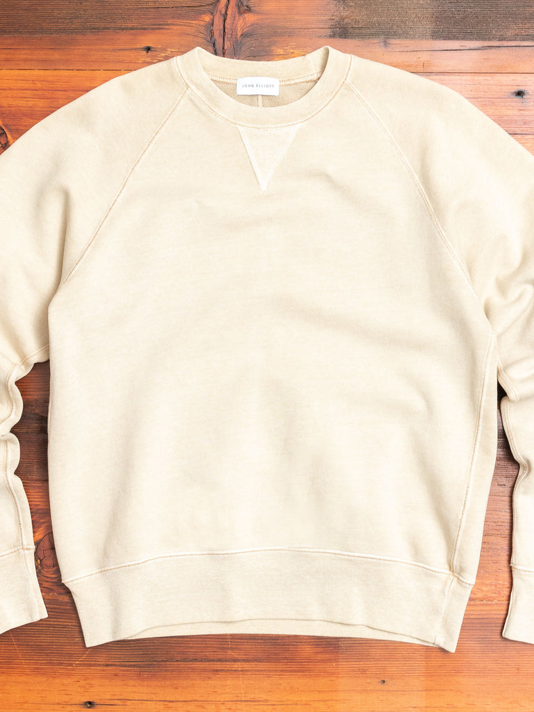 Loose Stitch Crewneck Sweater in Washed Dune