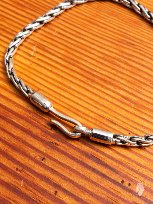 Rope Chain Bracelet in Silver
