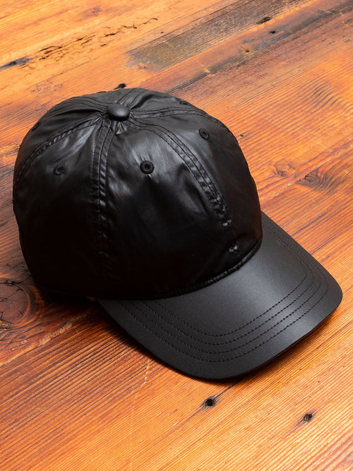 Baseball Cap in Black Tech