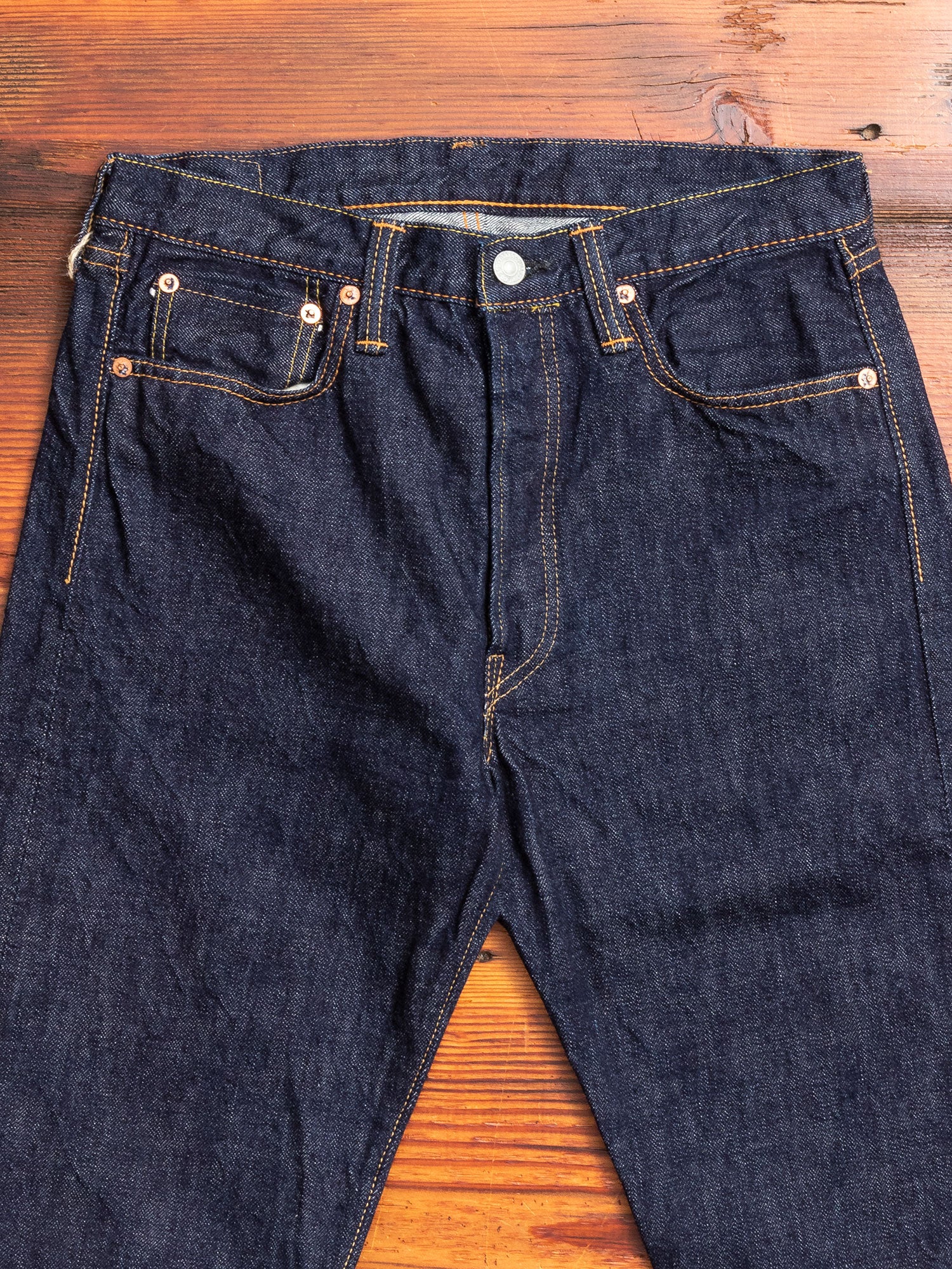 1108W 13.75oz Selvedge Denim - Slim Straight Fit – Blue Owl Workshop