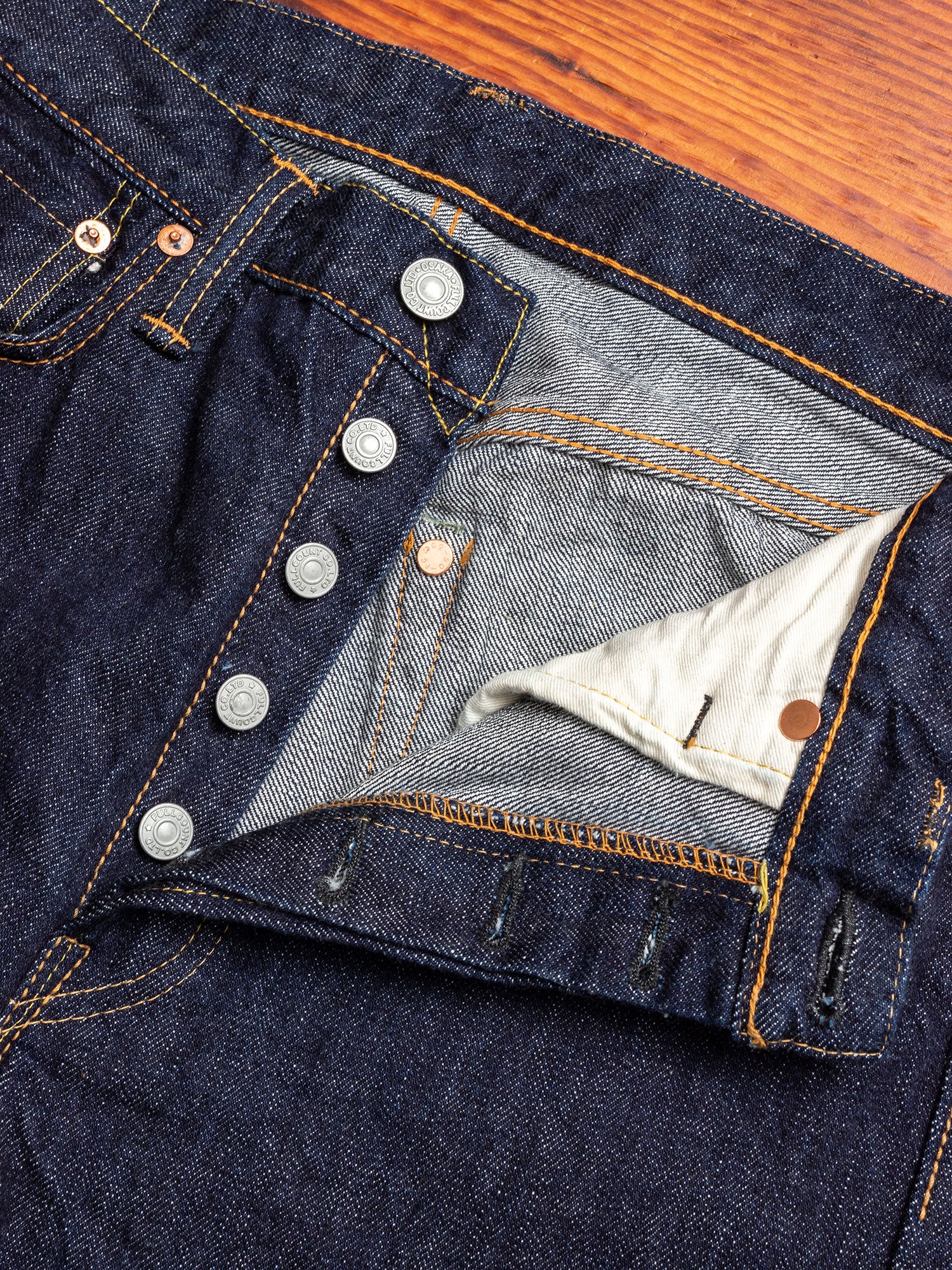 1108W 13.75oz Selvedge Denim - Slim Straight Fit – Blue Owl Workshop