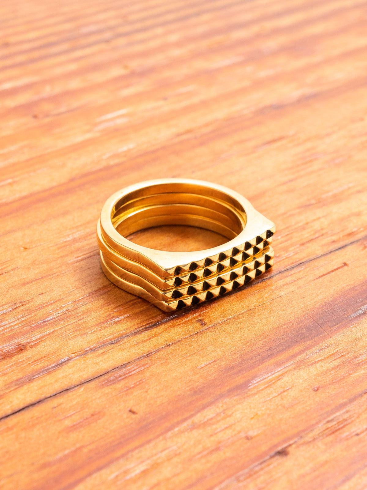 Stackable Ring in Gold – Blue Owl Workshop