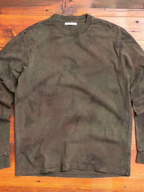 Marble Mix Long Sleeve University T-Shirt in Steelhead