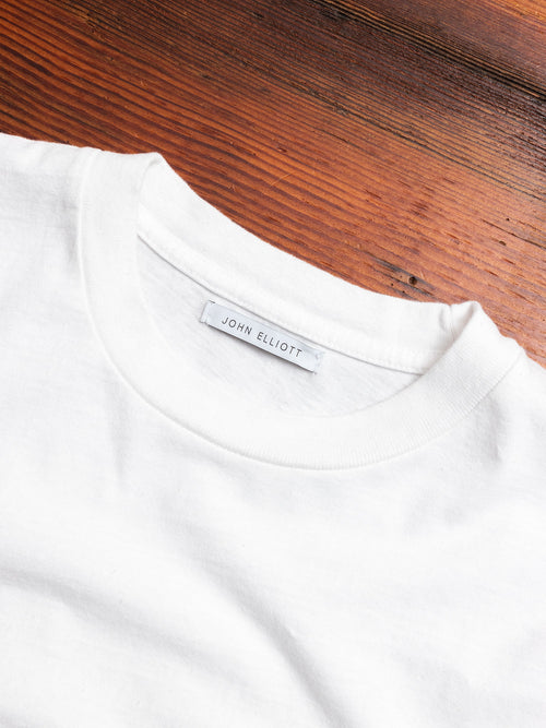 Long Sleeve University T-Shirt in White