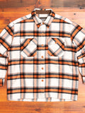 Big Check CPO Shirt in Orange