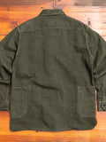 Linen Shirt Jacket in Khaki