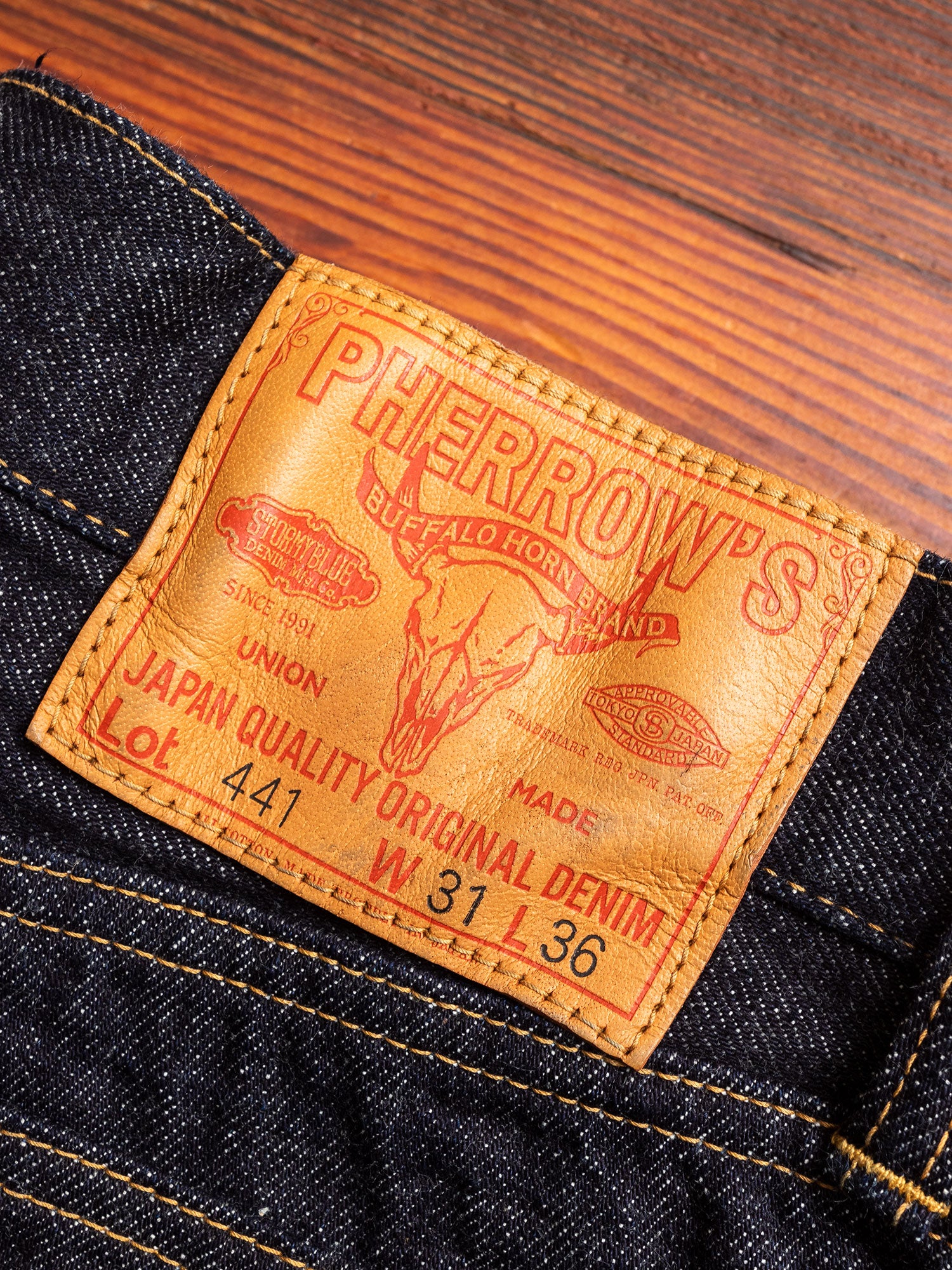 441SW 13.5oz Selvedge Denim - Slim Tapered Fit – Blue Owl Workshop