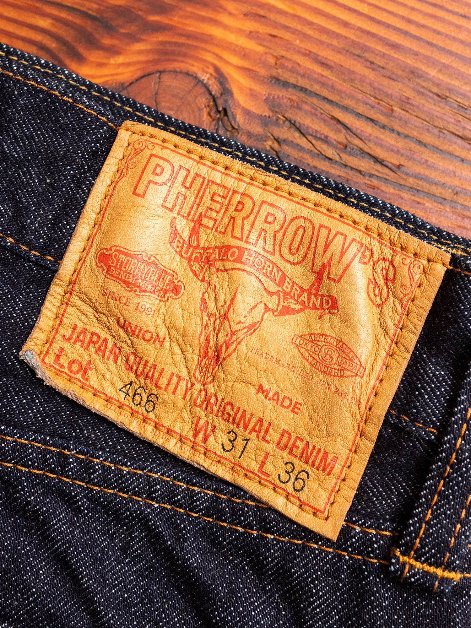 466SW 13.5oz Selvedge Denim - Slim Straight Fit – Blue Owl Workshop
